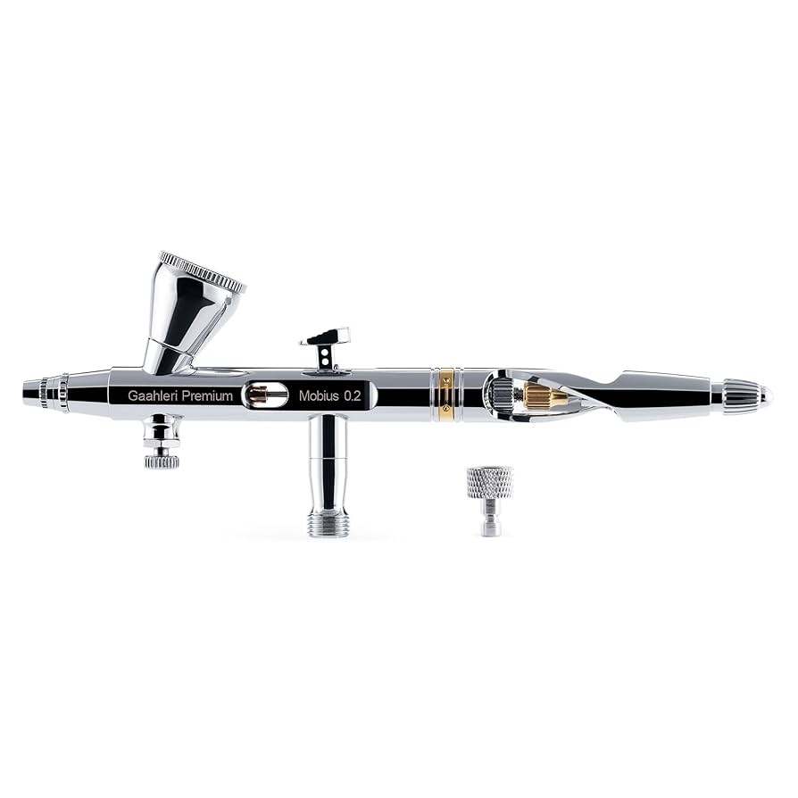 Gaahleri エアブラシ　MOBIUS 0.2 ガレーリ　ダブルアクション Amazon.com: Gaahleri Airbrush Premium Series GHPM-Mobius 0.2